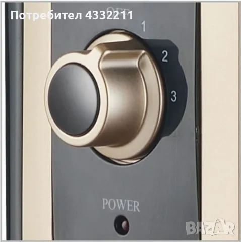 Радиатор, 2500W,13 ребра,3 степени,Поставка за дрехи,Регулируем термостат, снимка 4 - Радиатори - 48475588