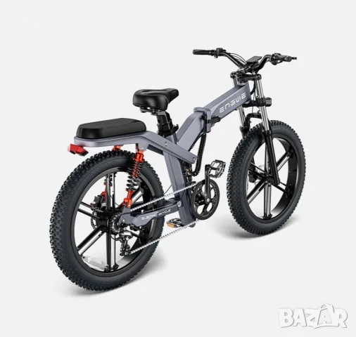 Нов!! Електрически велосипед Engwe X26 Double 1200W 48V/29.2Ah 50 км. ч. , снимка 2 - Велосипеди - 55770623