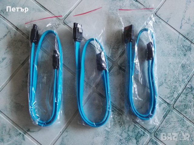 SATA III Cable, 6.0 Gbps, сериал АТА кабел, САТА кабел, НОВ, Сата-кабел, снимка 2 - Кабели и адаптери - 34507032