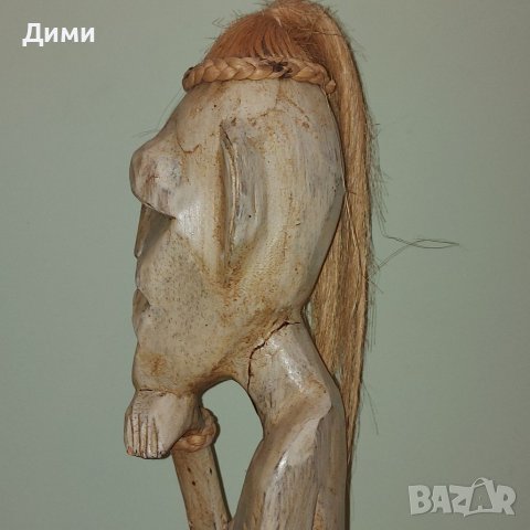 Дървена статуетка, снимка 4 - Статуетки - 40510780