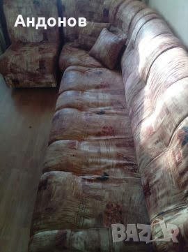 Ъглов  холен диван с функция сън и ракла, снимка 3 - Дивани и мека мебел - 34202780