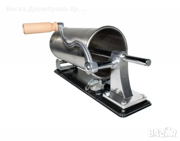 Ръчна машина за пълнене на колбаси,неръждаема стомана,капацитет 4 кг., снимка 3 - Други машини и части - 48732095