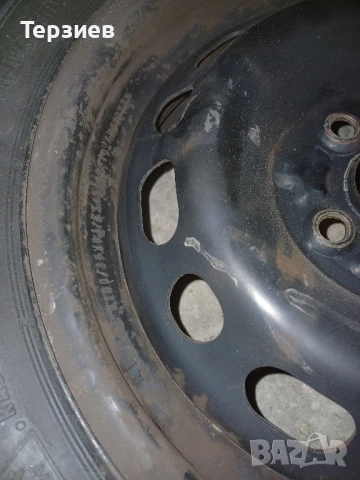 Продавам: 4 стоманени джанти с монтирани зимни гуми, снимка 10 - Гуми и джанти - 45162461