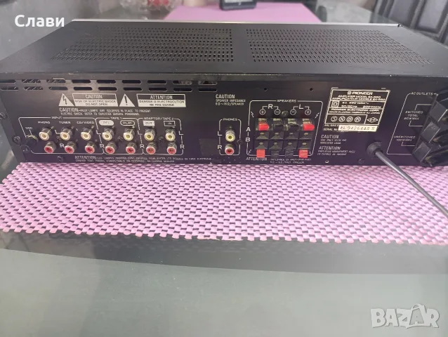 Усилвател PioneerSA-550 , снимка 3 - Ресийвъри, усилватели, смесителни пултове - 55966540