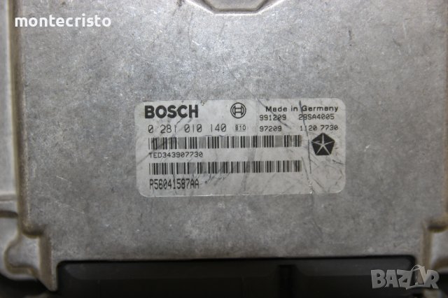 Моторен компютър ECU Jeep Grand Cherokee WJ (1999-2004г.) 0281010140 / 0281010140 / P56041578AA, снимка 2 - Части - 40722166