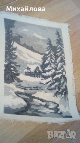 Гоблен "Вълшебната зима", снимка 6 - Гоблени - 41560021