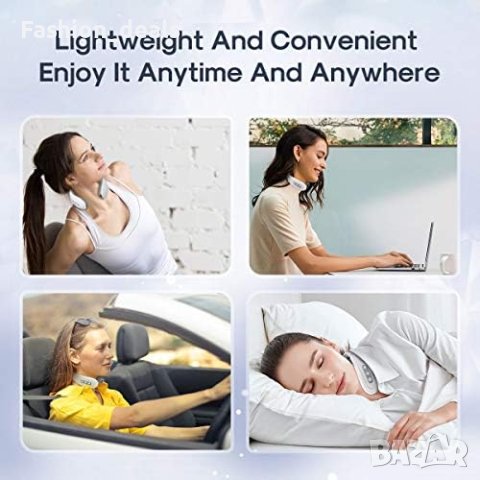 Нов преносим Масажор за врата при болки в шията с функция за загряване, снимка 4 - Масажори - 41269366