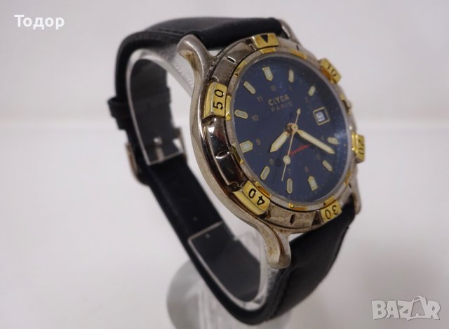 Мъжки френски кварцов часовник CLYDA, снимка 4 - Мъжки - 39194353