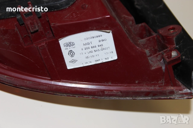 Десен стоп Renault Clio III хечбек (2009-2013г.) 8200886946, снимка 6 - Части - 52925288