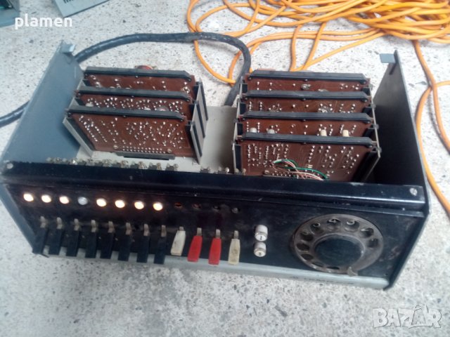 Стара телефонна централа ТКМС 2/8, снимка 6 - Антикварни и старинни предмети - 41370966