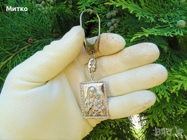 Християнски ключодържател с изображение на Дева Мария, Религиозни ключодържатели, снимка 3 - Други - 50674080