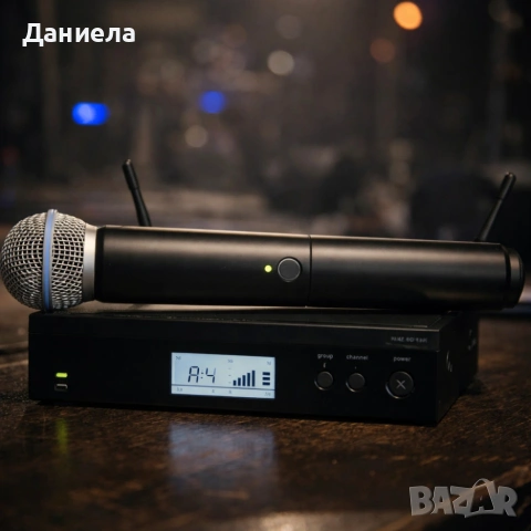 Професионален безжичен вокален микрофон за сцена и студио BLX, снимка 4 - Микрофони - 53783134