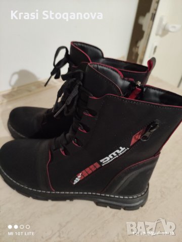 ❄️❄️ЗИМНИ❄️ МОДНИ Боти ТОПЛИ / НАБУК с Аксесоари + Подарък Аксесоар за Почистване , снимка 3 - Дамски боти - 39039713