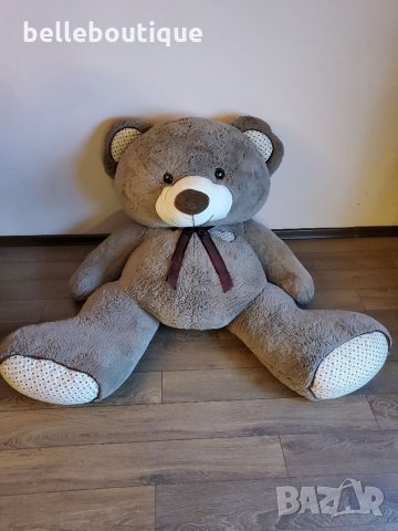 Огромно страхотно плюшено кафяво мече 150 см., снимка 3 - Плюшени играчки - 35792109