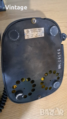 Бакелитен телефон - Т-ТАБ-4 1963г., снимка 3 - Стационарни телефони и факсове - 53670617