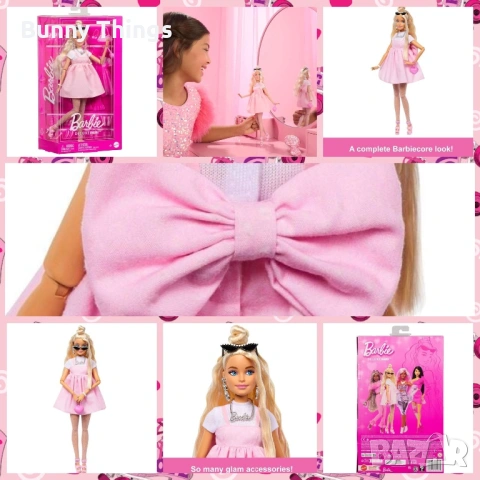 Кукла Барби с мини рокля - Mattel/ Различни видове, снимка 11 - Кукли - 53411691