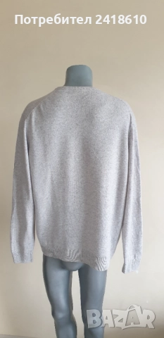 Lacoste Wool Knit V -  Neck Sweater Mens Size 7 -XL / 2XL НОВО! ОРИГИНАЛ! Мъжки Вълнeн Пуловер!, снимка 4 - Пуловери - 52040784