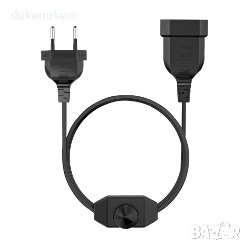 LED димер с ключ и кабел 1 м – 220–250V, до 100W