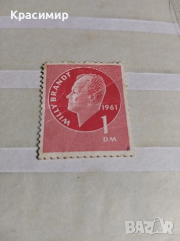 Пощенска марка Германия., снимка 1