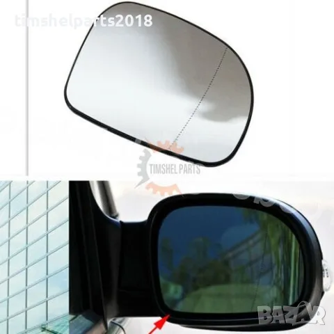 Стъкло за огледало "с подгряване" за Mercedes Viano 2003-2010 год. - Пасажерска страна