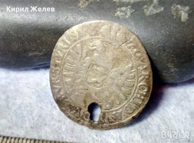 Стара СРЕБЪРНА МОНЕТА 6 КРОЙЦЕРА 1670 ИМПЕРАТОР ЛЕОПОЛД I АВСТРИЯ СВЕЩЕНА РИМСКА ИМПЕРИЯ 32626, снимка 7 - Нумизматика и бонистика - 48805842