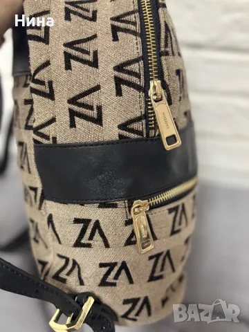 Zarena Poppy-раница от плат с принт, снимка 3 - Раници - 50327206