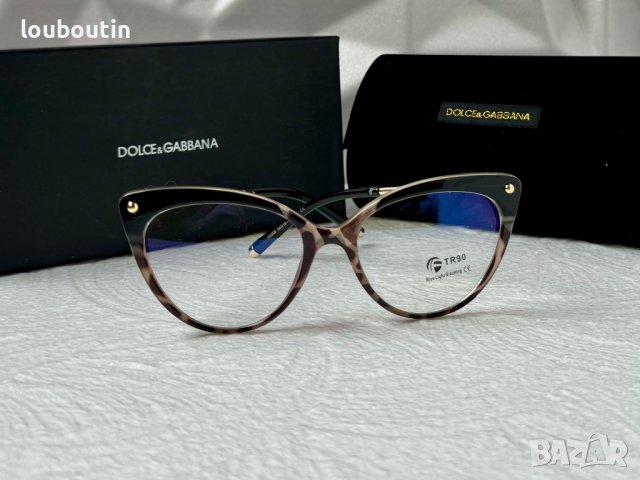 Dolce & Gabbana DG диоптрични рамки.прозрачни слънчеви,очила за компютър, снимка 5 - Слънчеви и диоптрични очила - 44463329