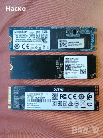 SSD и M.2 диск 1TB / 500GB, снимка 6 - Твърди дискове - 56192219