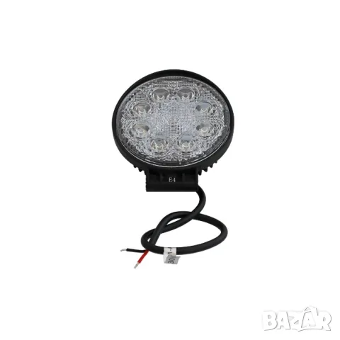 Кръгъл LED прожектор 24 W с диаметър 115 mm, снимка 2 - Аксесоари и консумативи - 55864211