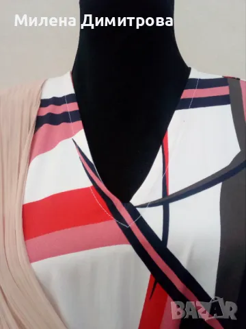 Дълга рокля от сатениран памук , снимка 10 - Рокли - 50066861