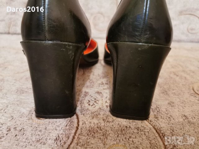 Страхотни обувки с ток DKNY 38 номер , снимка 8 - Дамски обувки на ток - 40113145