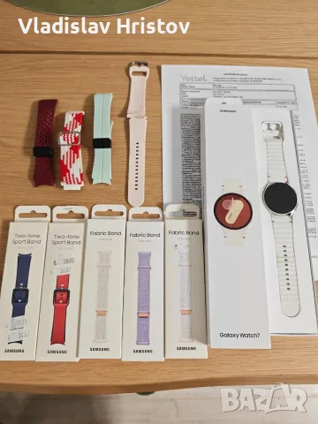 Galaxy Watch 7 - 40mm Cream - Гаранция + 9 каишки