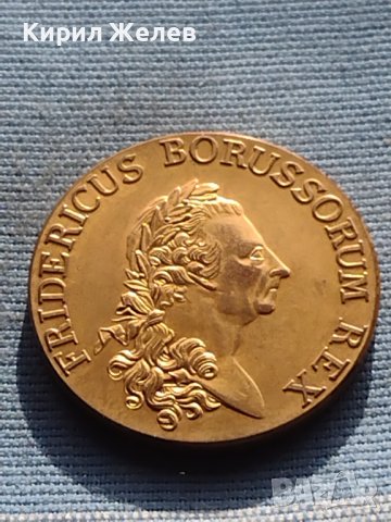 Сувенирна монета FRIDERICUS BORUSSORUM REX 25061, снимка 2 - Нумизматика и бонистика - 42726870