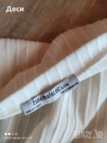 РАЗПРОДАЖБА къса блузка на Zara, снимка 2 - Корсети, бюстиета, топове - 33941600