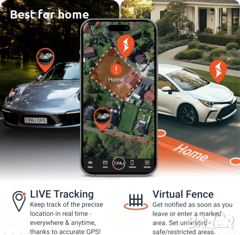 PAJ GPS Power Finder – GPS тракер в реално време с 90-дневен живот на батерията, магнитно закрепване, снимка 3 - Аксесоари и консумативи - 52926641