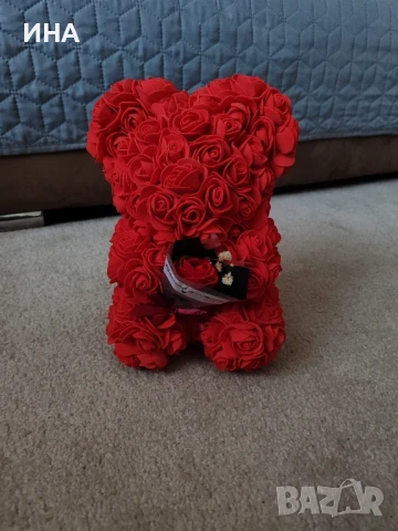 Подаръчни мечета от рози, снимка 5 - Подаръци за жени - 50976840