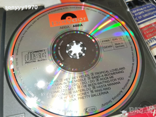 ABBA ORIGINAL CD-ВНОС GERMANY 0603261910H2E6R, снимка 6 - CD дискове - 53738520