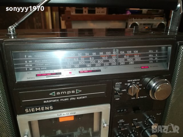 SIEMENS BIG-ВНОС SWEDEN 1608231154LNV, снимка 10 - Радиокасетофони, транзистори - 41872435