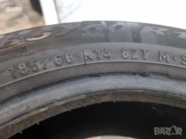 2бр зимни гуми 185/60/14 PIRELLI L01965 , снимка 4 - Гуми и джанти - 48442980