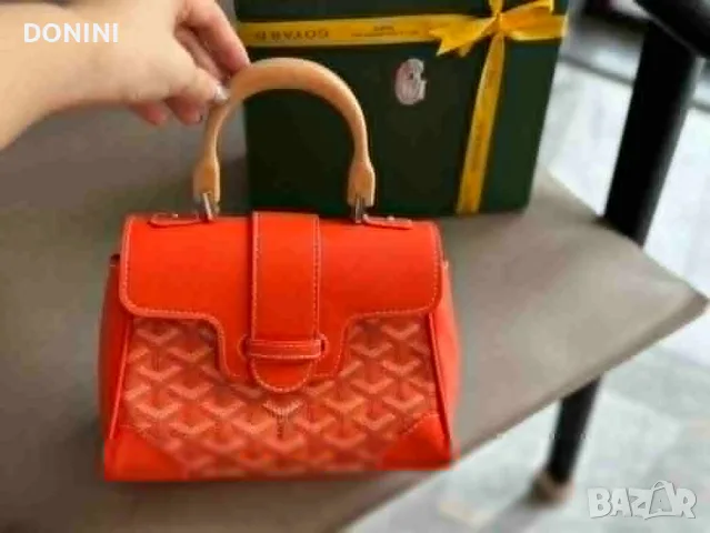 Goyard  Дамска чанта, кожа, снимка 5 - Чанти - 56267466