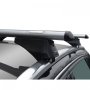 Напречни греди за багажник , за автомобили с рейлинг, 120см, с ключ, сив, снимка 1 - Аксесоари и консумативи - 33978619