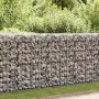 vidaXL Габион кошница с капаци, поцинкована тел, 100x100x30 см, снимка 2