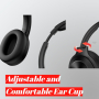 Безжични Bluetooth слушалки GarageRock Hybrid Active Noise Canceling Headphones - черни, снимка 3