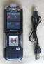 Дигитален рекордер, диктофон с 3 микрофона Philips Voice Tracer DVT 6010 / 8GB / FM радио, снимка 1