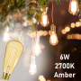 Ретро винтидж LED крушка 6W, снимка 2