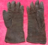 Велурени ръкавици.С ТОПЛА ПОДПЛАТА.Цвят какао., снимка 2