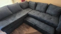 Ъглов диван с функция сън и ракла , снимка 4