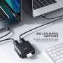 USB 3.0 селектор на превключвател USB превключвател, двупосочен с 2 броя A към A 3,3 фута кабели, снимка 7