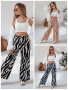 Дамски панталон с широки райета ZEBRAVIBE, 3цвята , снимка 1