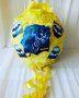 Голяма пинята с подарък маска и конфети,готова за изпращане, снимка 14